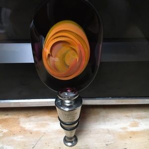 Murano glass Italy bottle stopper